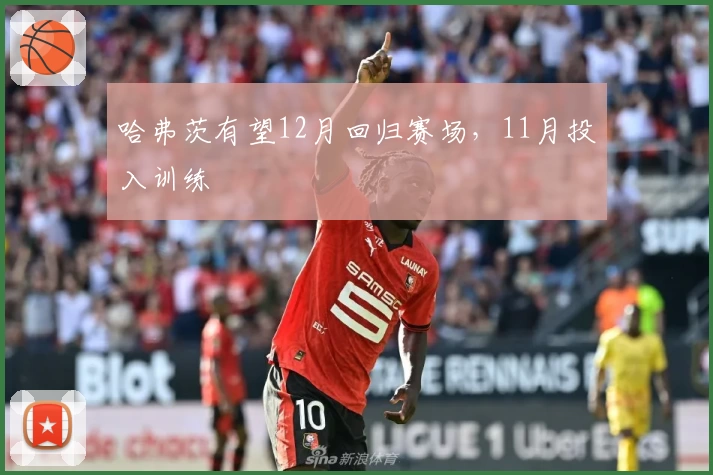 哈弗茨有望12月回归赛场，11月投入训练